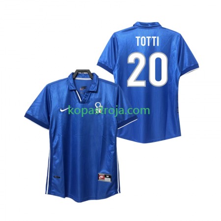 Billiga Fotbollströjor Italien Totti 20 Retro Hemma tröja 1998 Kortärmad
